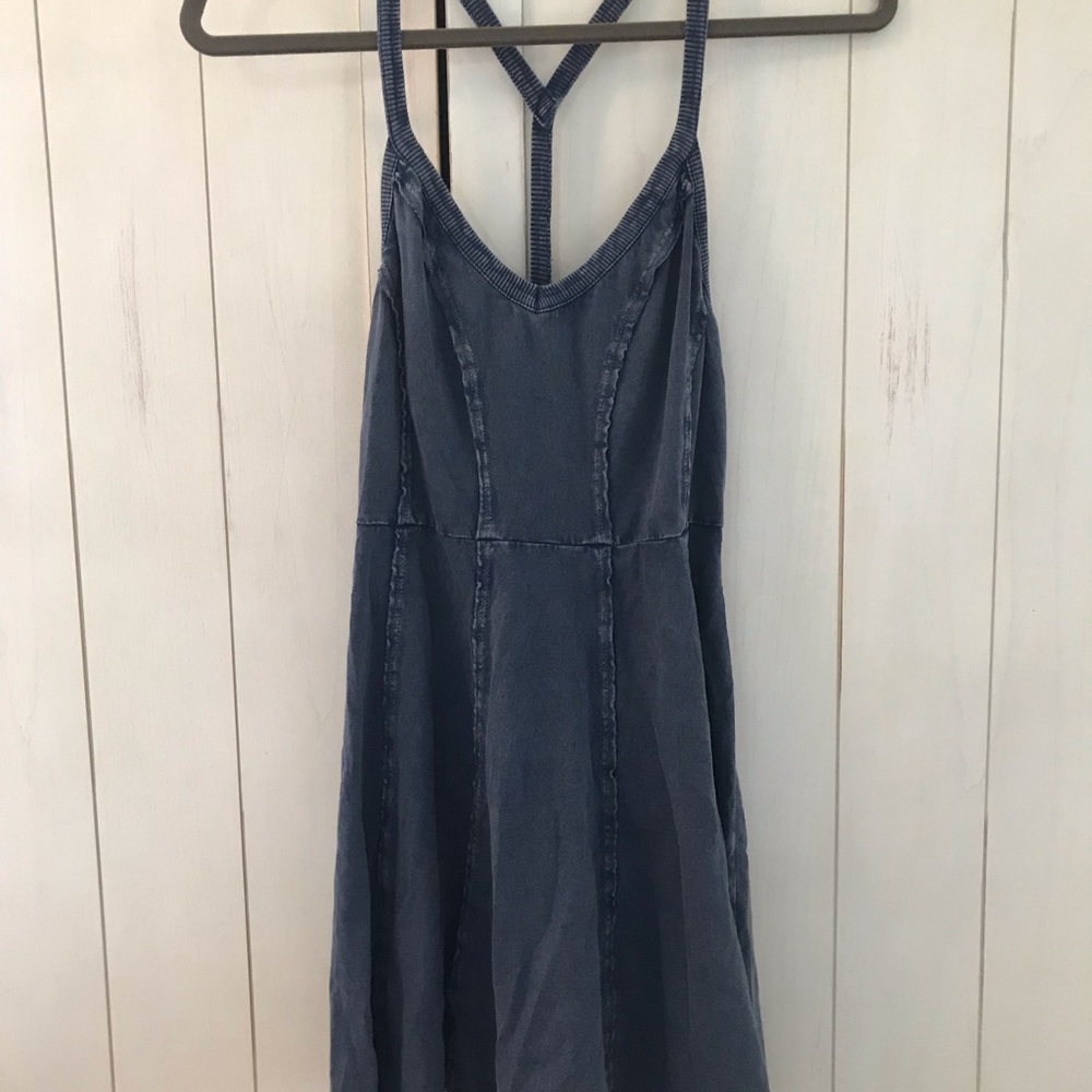 Blue dress